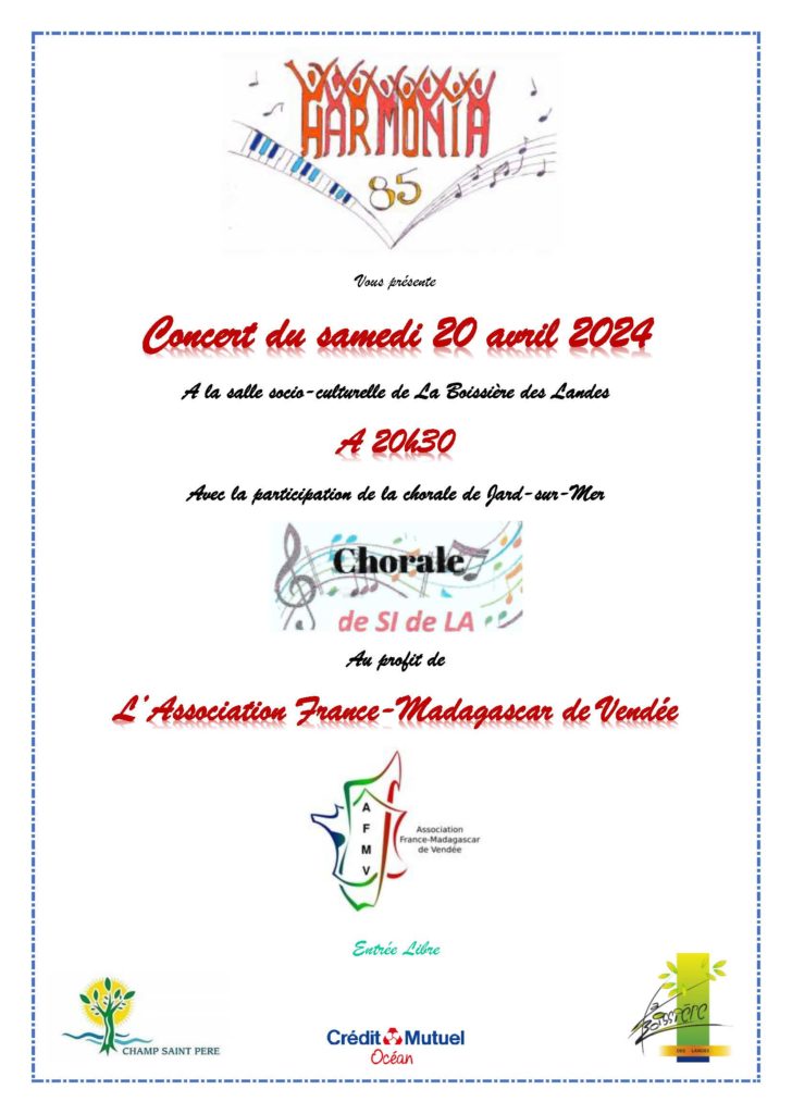 Affiche du Concert La Boissiere